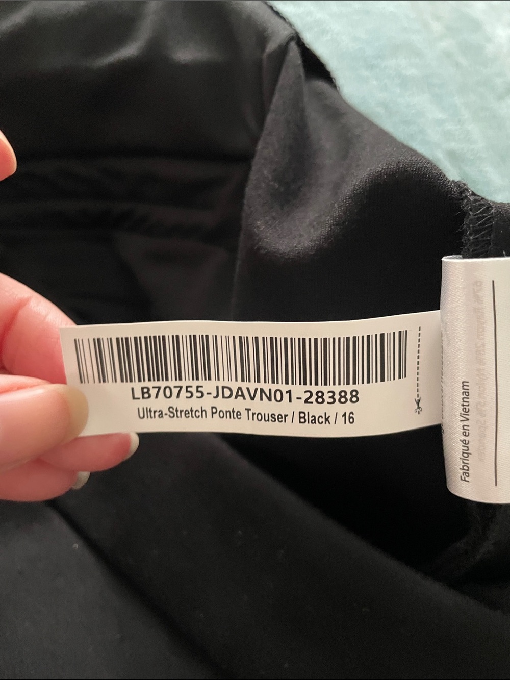 Quince Black Wide-Leg Ponte Pants - Picture 7 of 7